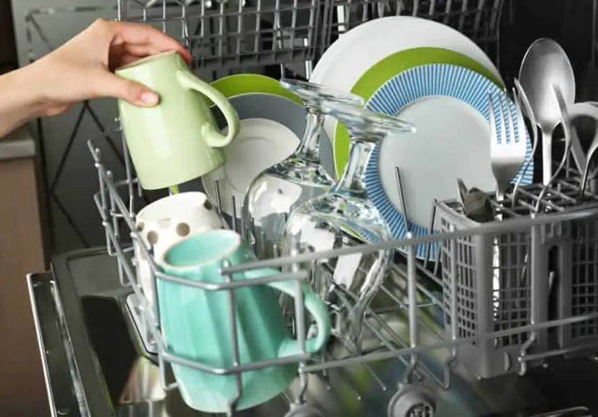 loading the dishwasher