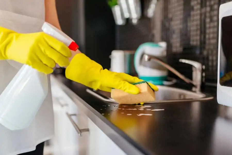 clean the counters